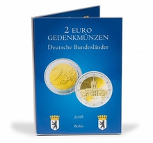 Cartelette collector leuchtturm pour les 5 pièces de 2 euro allemandes "château de charlottenbourg  à berlin" (357294)
