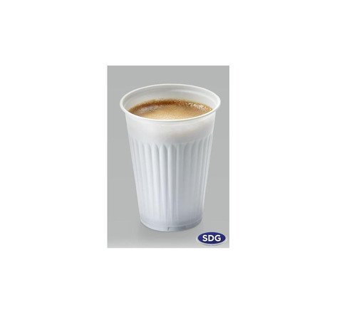 Gobelet blanc cpla 180 ml - lot de 3000 - sdg -  - acide polyactique (pla) x90 6mm
