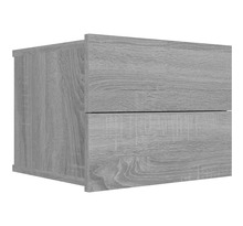 vidaXL Table de chevet Sonoma gris 40x30x30 cm Bois d'ingénierie