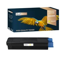 Qualitoner x1 toner 43034805 jaune compatible pour oki