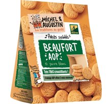 Michel Et Augustin Biscuits apéritifs sablés Beaufort/poivre 100g