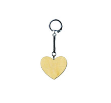Porte-clés en bois coeur