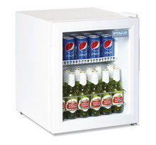 Mini frigo vitré professionnel à boissons - polar - r600a1 porte430vitrée