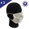 Masque Tissu Catégorie 1 Lavable x60 Pois Lot de 5