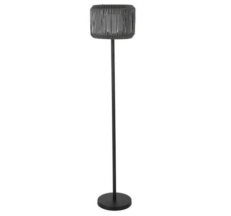Lampadaire lumineux solaire traily w150 gris polyrotin h148.5cm