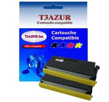 2 Toners compatibles avec Brother TN6600 pour Brother MFC8220, MFC8300 - 6 000 pages - T3AZUR