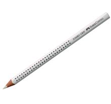 Crayon de Couleur JUMBO GRIP Mine 3,8mm Blanc FABER-CASTELL