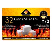 CHEMINETT Allume feu Prenium Quality en paraffine - 32 cubes