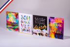 Boîte de 10 cartes simples Série d'Artiste créées et imprimées en France avec 10 enveloppes
