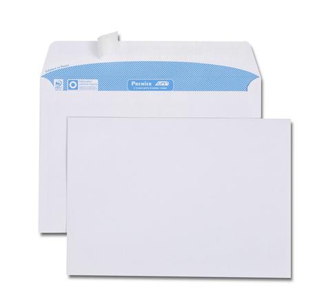 Boîte de 500 enveloppes blanches C5 162x229 90 g/m² bande de protection GPV