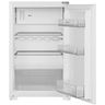 Sharp sj-lf123m1x - réfrigérateur table top - encastrable - 121l (104 + 17) - froid statique - l 54 x h 87 5 cm
