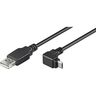 Cable Goobay USB 2.0 vers Micro USB B coudé 90° 2m (Noir)