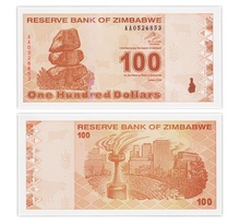 Billet de Collection 100 Dollars 2009 Zimbabwe - Neuf - P97