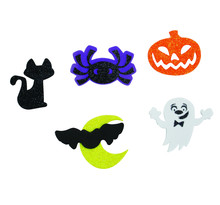 Sticker halloween mousse 3,5 à 4 cm 50 pièces - MegaCrea DIY