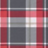 vidaXL Coussins de palette 5 Pièces motif à carreaux rouge tissu