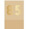 Carte D'anniversaire 85 Ans En Or - Doré - Pour Homme Et Femme - 11 5 X 17 Cm - Draeger paris