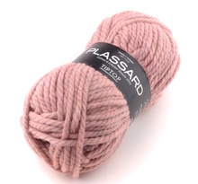 Très grosse laine idéale débutante Top 30 Rose Pale - Plassard