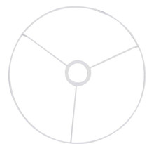 Armature abat-jour cercle avec bague ø 25 cm