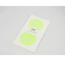 Masking Tape MT Casa Seal Sticker rond en washi shocking green - Masking Tape (MT)