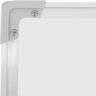 Tableau magnétique blanc à roulettes double face effaçable cadre en aluminium 120x60 cm incluant aimants marqueurs rigole panneau magnétique aimanté