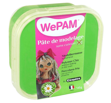Porcelaine froide à modeler wepam 145 g vert