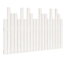 vidaXL Tête de lit murale Blanc 127 5x3x80 cm Bois massif de pin