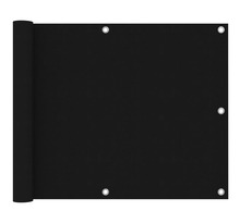 Vidaxl écran de balcon noir 75x300 cm tissu oxford
