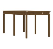 vidaXL Table de jardin marron miel 159 5x82 5x76 cm bois massif de pin