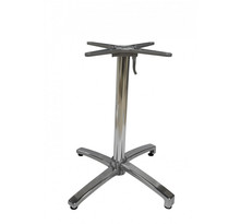 Pied de table encastrable en aluminium - h 72 cm - aluminium