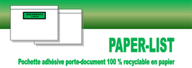Lot de 1000 pochettes documents ci-inclus paper-list a6