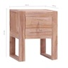 Vidaxl table de chevet 40 x 30 x 50 cm bois de teck solide