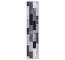 vidaXL Tapis de couloir Gris 80x500 cm