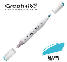 Marqueur manga à l'alcool Graph'it Brush 7145 Lagoon - Graph'it