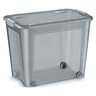 Boîte de rangement smart box 67 litres recyclée translucide - cep