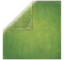 Papier scrapbooking vintage vert gazon 30 5cm