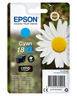 EPSON 1-PACK CYAN 18XL CLARIA HOME INK 18XL cartouche encre cyan haute capacite 6.6ml 450 pages 1-pack RF-AM blister