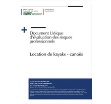 Document unique d'évaluation des risques professionnels métier (Pré-rempli) : Location de kayaks - canoës - Version 2024 UTTSCHEID