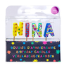 Bougies d'anniversaire Nina
