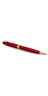 Parker sonnet stylo bille  laque rouge  recharge noire pointe moyenne  coffret cadeau