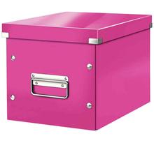 Boîte de rangement Click & Store WOW Cube L, rose LEITZ