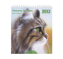 Calendrier 2022 14x16 cm histoires de chats