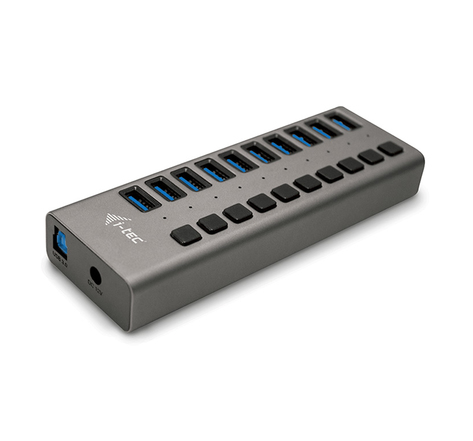 I-TEC USB 3.0 Charging Hub 10 Port + Power Adapter 48W