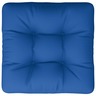 vidaXL Coussin de palette bleu royal 60x60x12 cm tissu