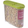 Boîte à céréales 1,25 litres Transparent Vert KEEEPER
