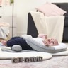 Babymoov réducteur de lit bébé 3 en 1 cloudnest blanc et gris
