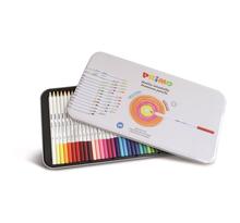 Crayons de couleur hexagonaux minabella  36 couleurs  boîte en métal. Ø 3 8 mm x 6 primo
