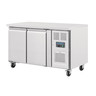 Table réfrigérée positive inox 228 l - 2 portes - polar - r600a - acier inoxydable2228pleine x600xmm