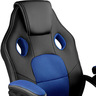 Tectake Chaise gamer MIKE - noir/bleu