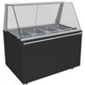 Meuble réfrigéré fermé vente plats cuisines - l2g -  - inox 1450x1000x860mm