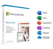 Microsoft 365 personal fr sub 1yr 1 licence(s) 1 année(s) français